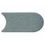 Rasenmähkante Beton grau 24 x 12 x 4 cm