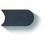 Rasenmaehkante Beton anthrazit 24 x 12 x 4 cm