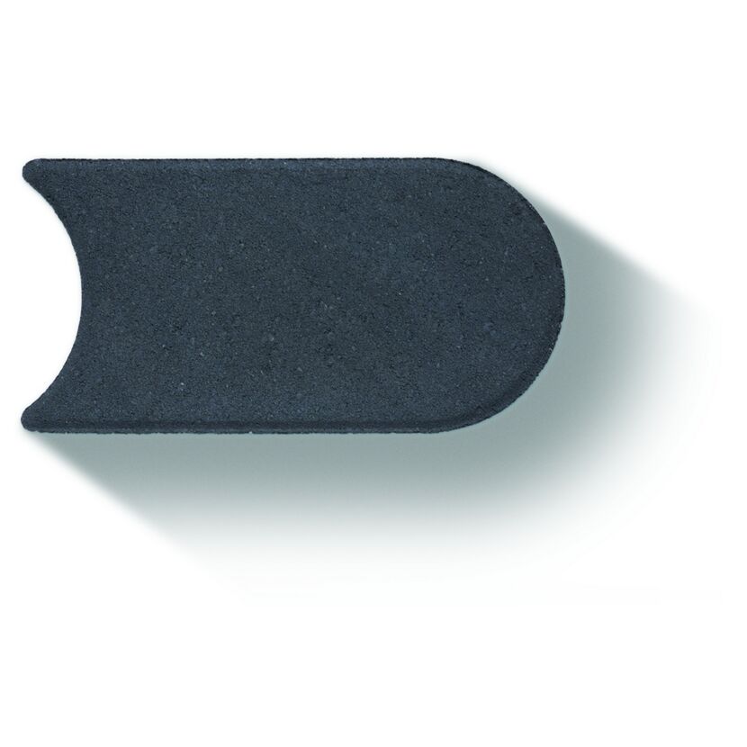 Rasenmaehkante Beton anthrazit 24 x 12 x 4 cm
