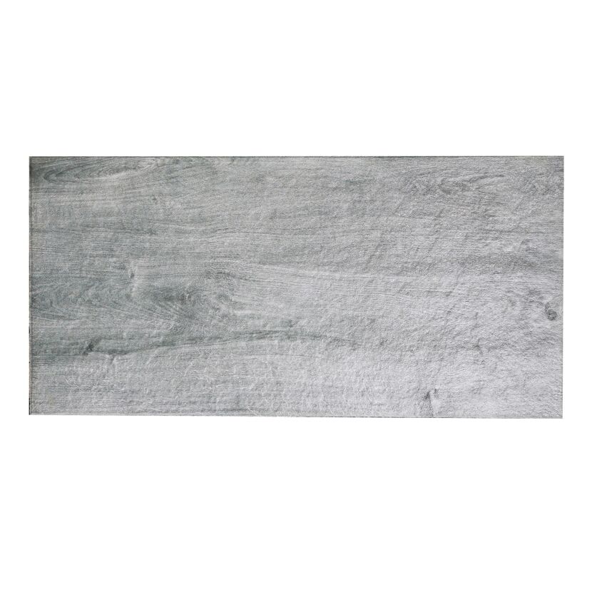 Terrassenplatte 'T-Court Fine Wood' Beton mittelgrau 80 x 40 x 4 cm