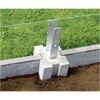 Pfostenfundament mit Metallhalterung