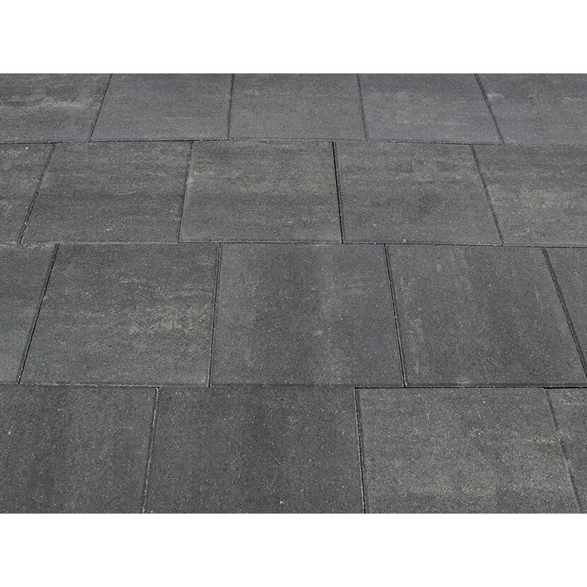 Graue quadratische Bodenplatten
