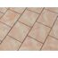 Terrassenplatte 'T-Court Protect' Beton terrakottafarben 40 x 40 x 4 cm