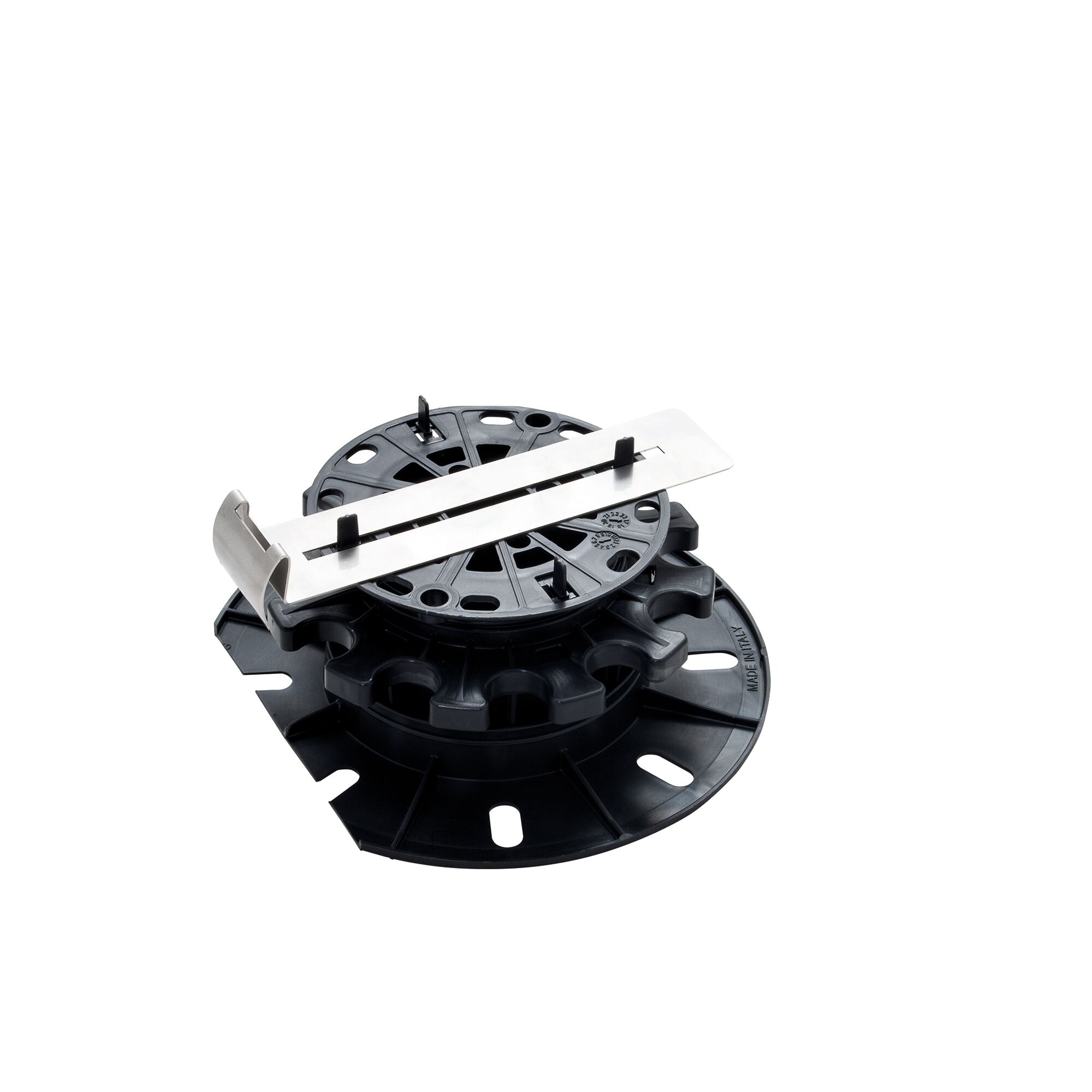 Schwarzer Wandabstandhalter V2A