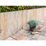 Gartenmauer T-Fence Solid muschelkalkfarben