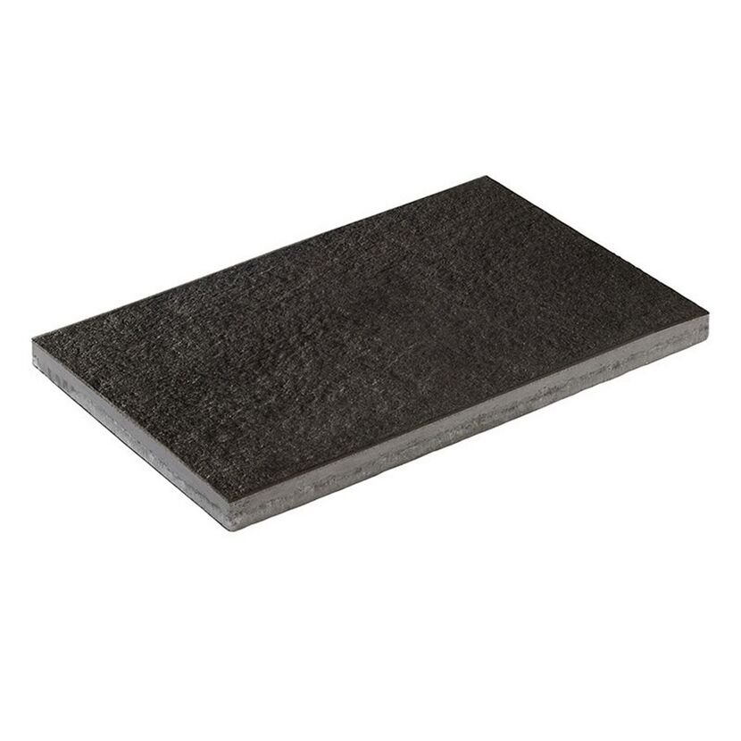 Schwarze Bodenfliese T-Court Noble Schw.-Basalt