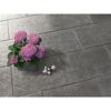 Graue Terrassenplatten T-Court Noble Schw.-Basalt