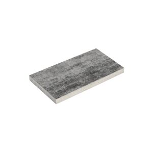 Terrassenplatte 'T-Court Grade' 60 x 30 x 4 cm weiß-schwarz