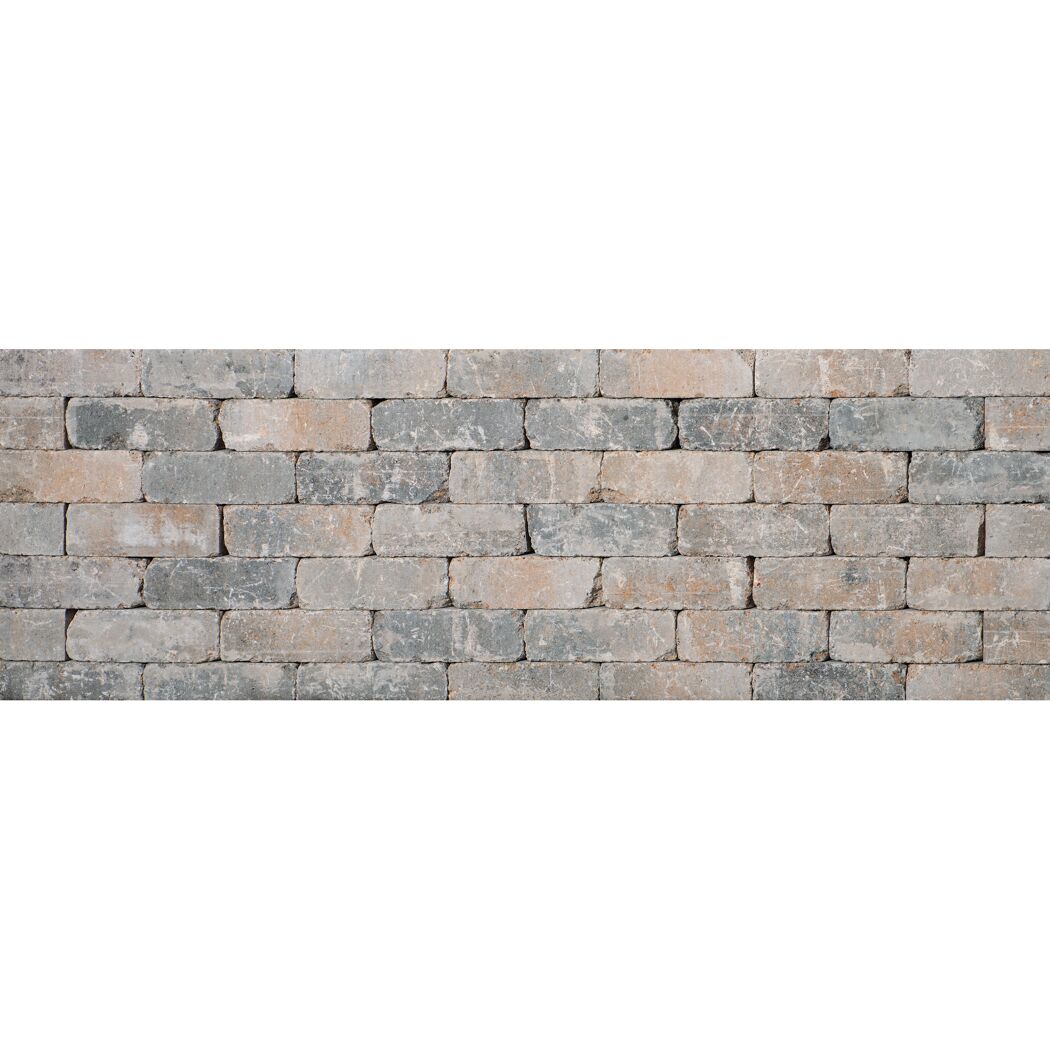 Graue Ziegelsteinmauer