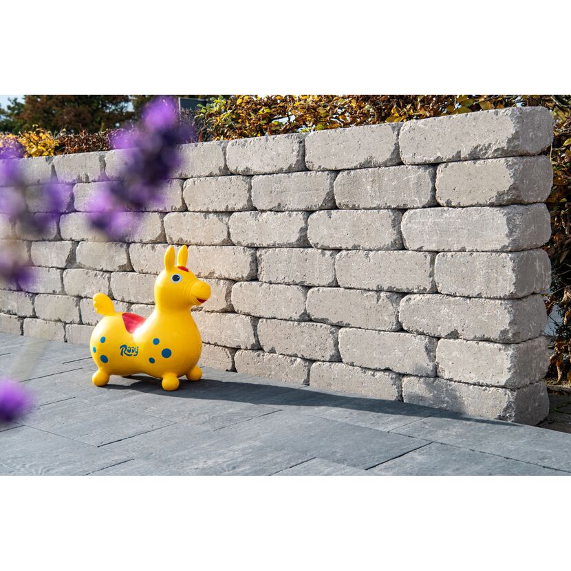 Graue Gartenmauer T-Wall Aged Maxi