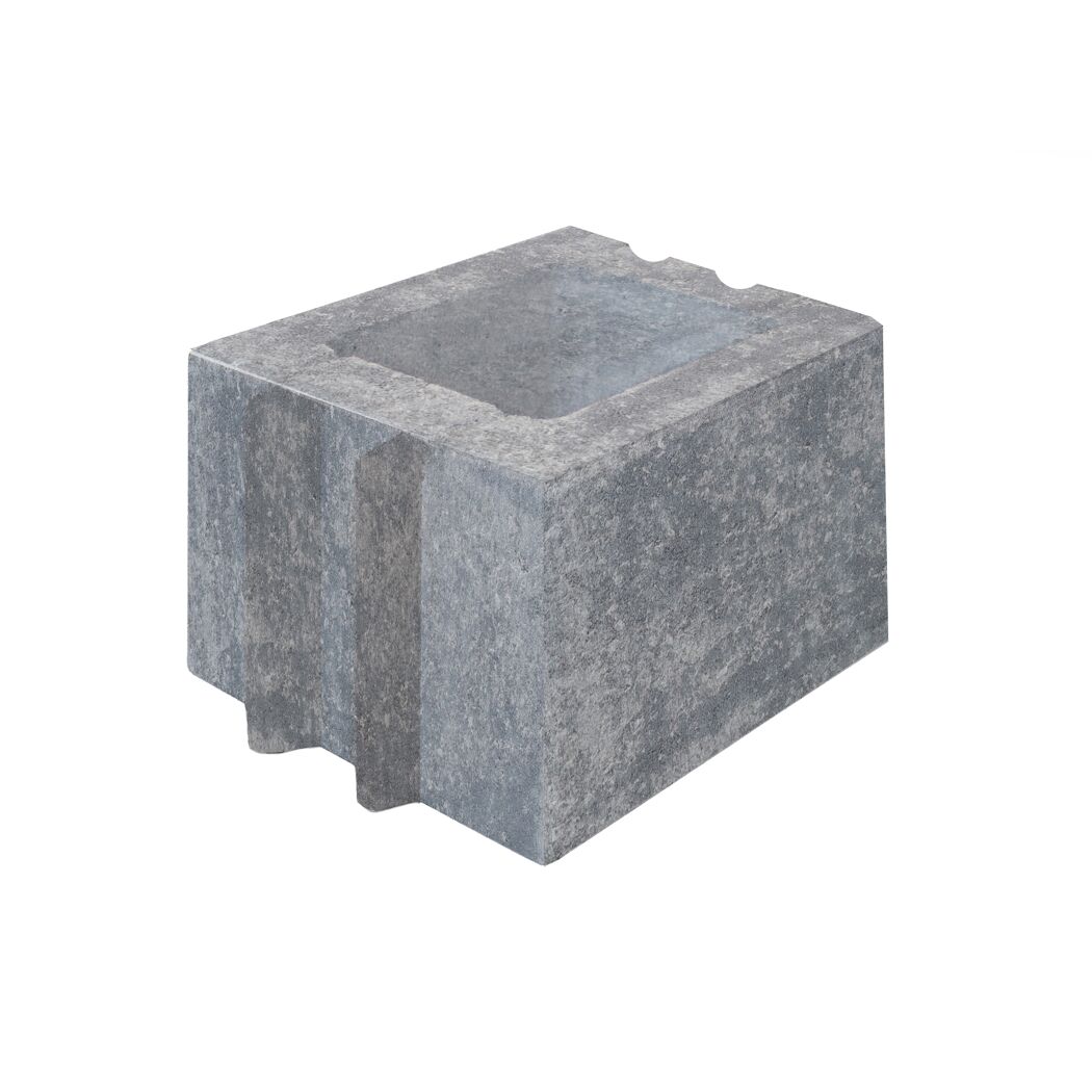 Grauer Betonstein