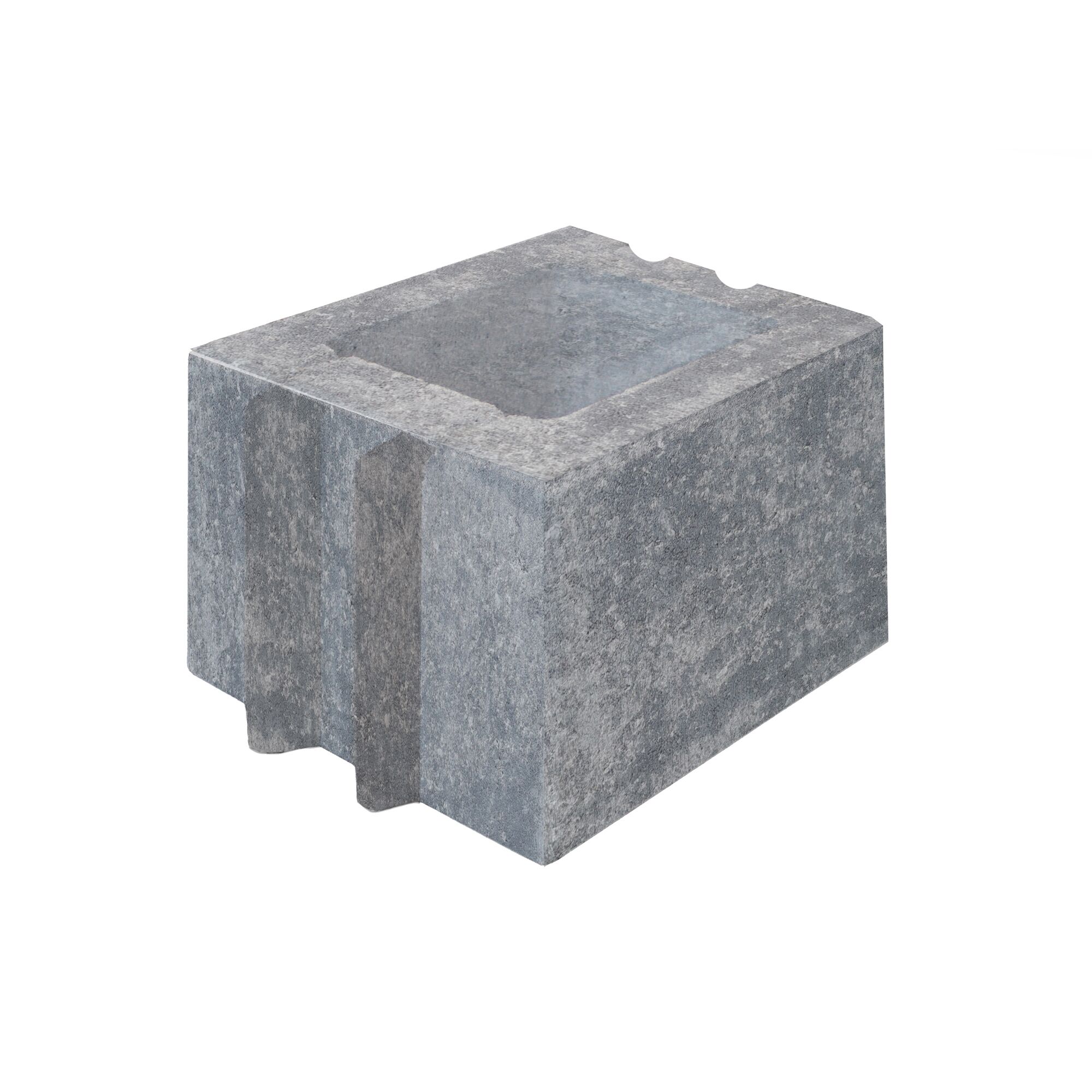 Grauer Betonstein