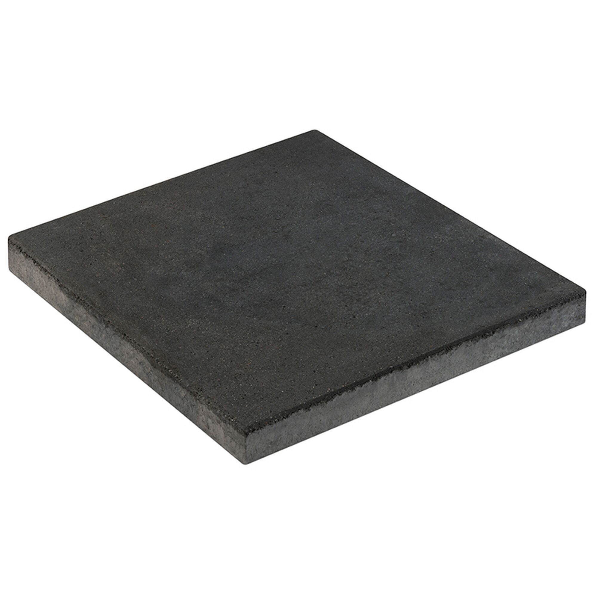 Quadratische anthrazitfarbene Platte