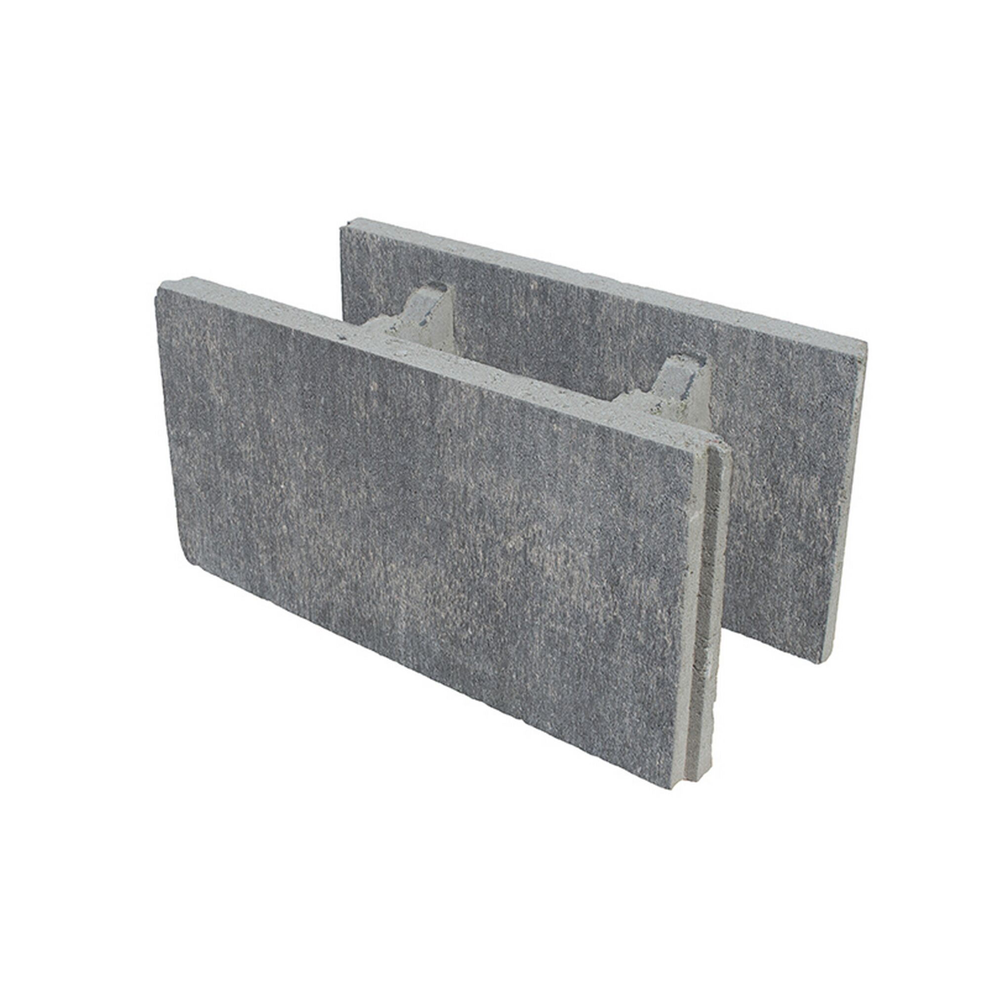 Grauer T-Wall Schalungsstein