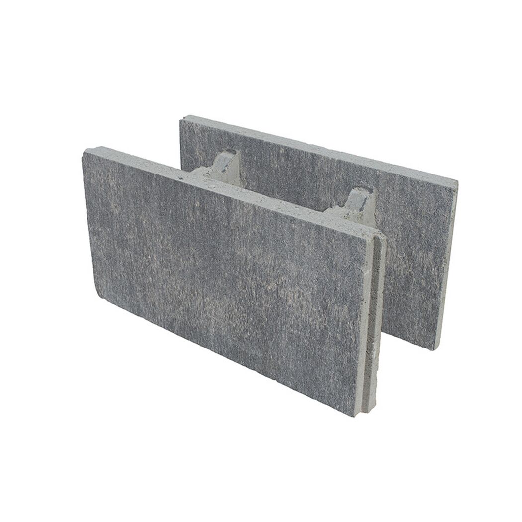 Grauer T-Wall Schalungsstein