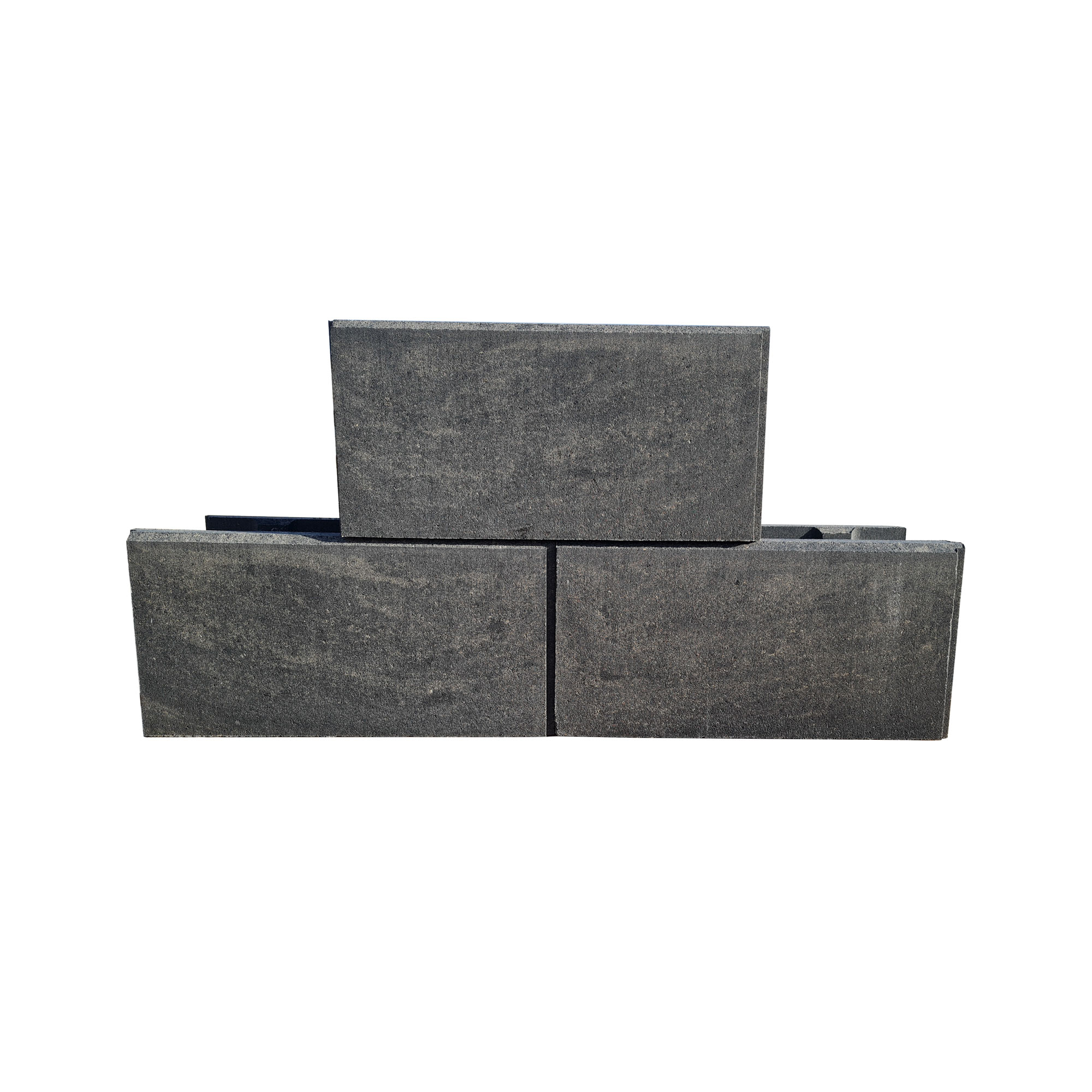 Mauerstein 'T-Wall Slope ' Beton anthrazit 50 x 24 x 25 cm + product picture