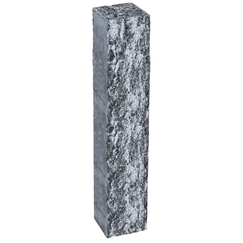 Grauer Beton Palisadenpfosten