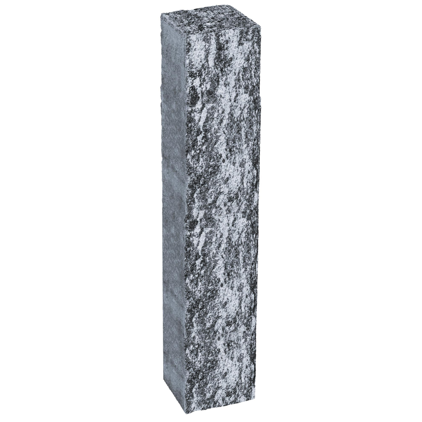 Grauer Beton Palisadenpfosten