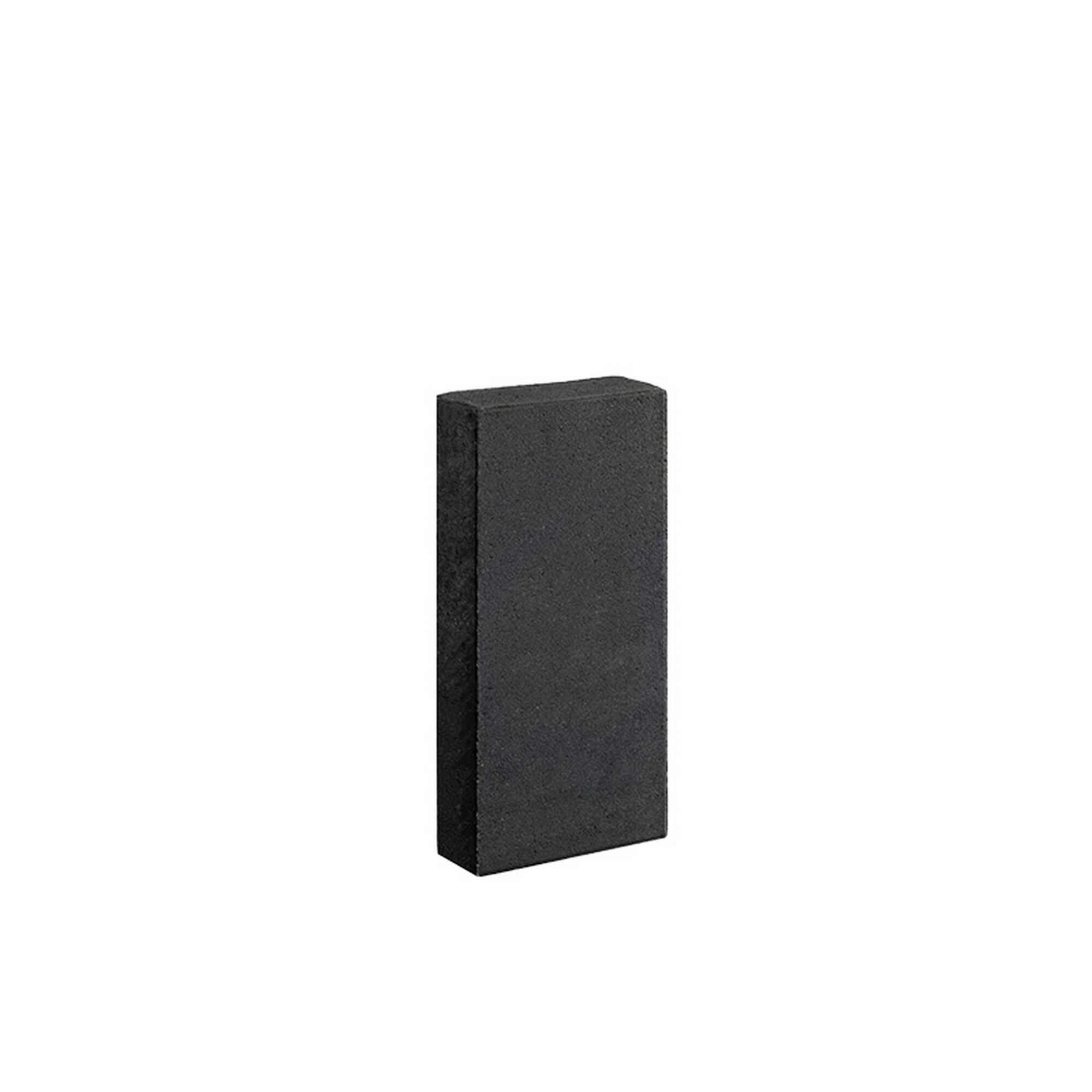 Anthrazitfarbene Rechteck Palisade 60 x 20 x 8 cm