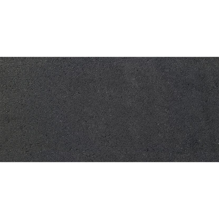 Anthrazitfarbene rechteckige Palisade