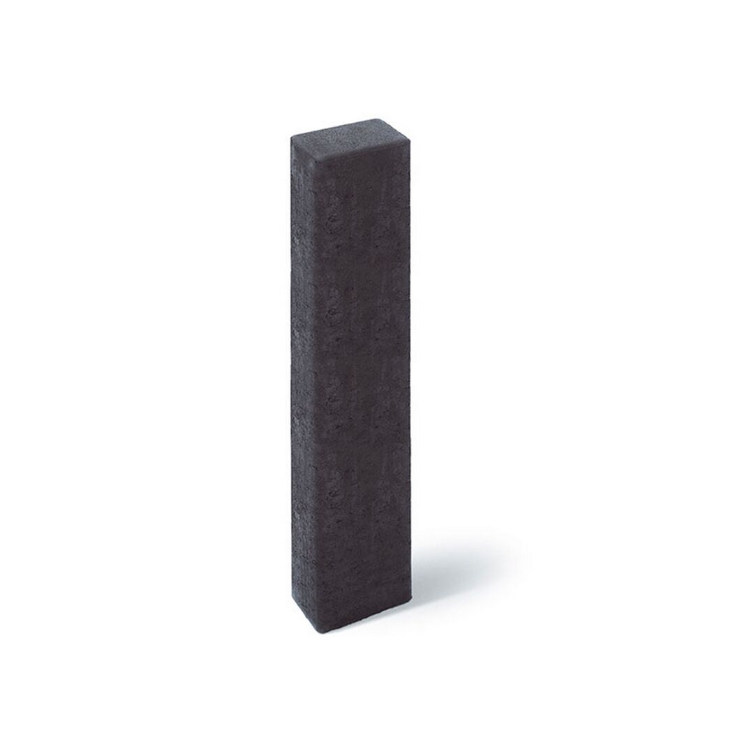 Anthrazitfarbene Rechteck Palisade