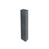 Anthrazitfarbene Rechteck Palisade 120 x 16,5 x 12 cm