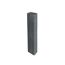 Anthrazitfarbene Rechteck Palisade 120 x 16,5 x 12 cm