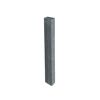 Anthrazitfarbene Rechteck Palisade 200 x 16,5 x 12 cm