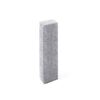 Graue Rechteck Palisade 80x16,5x12