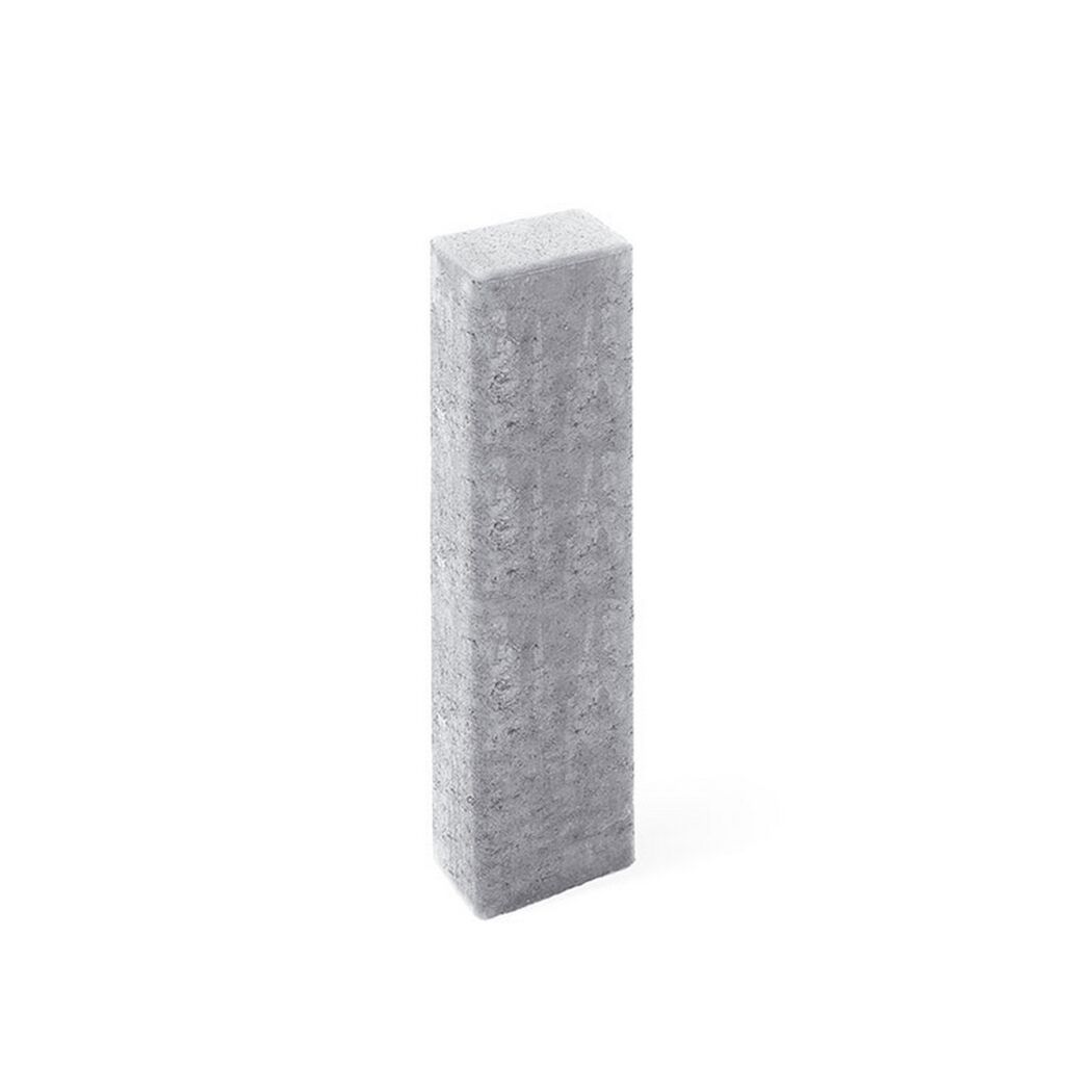 Graue Rechteck Palisade 80x16,5x12