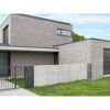 Modernes Haus mit grauer Ziegelfassade