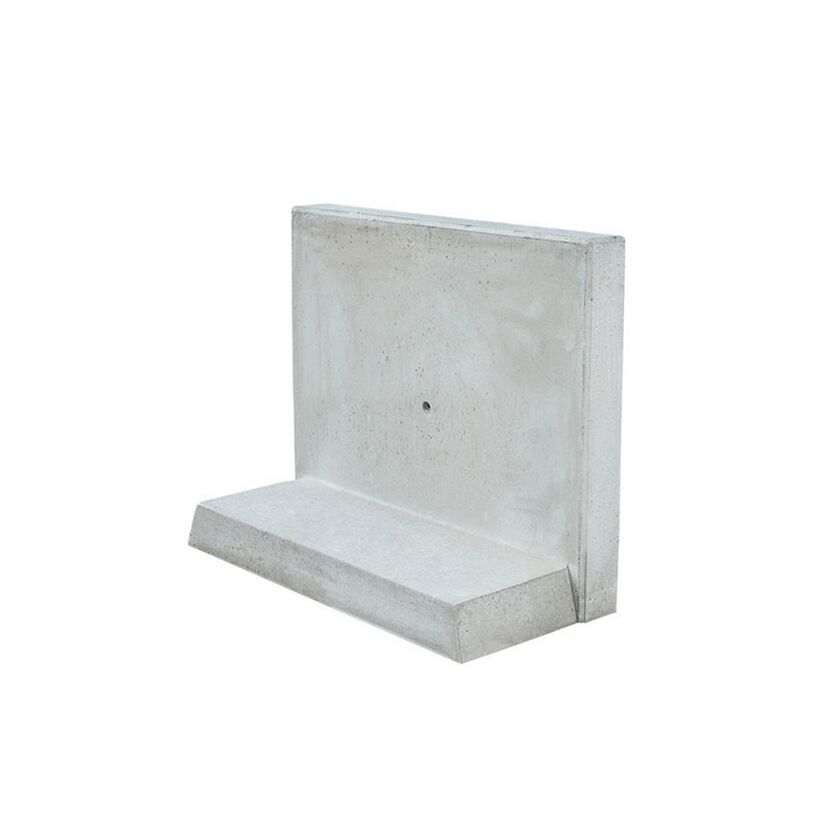 L-Stein bewehrt 55x100x30x12 grau