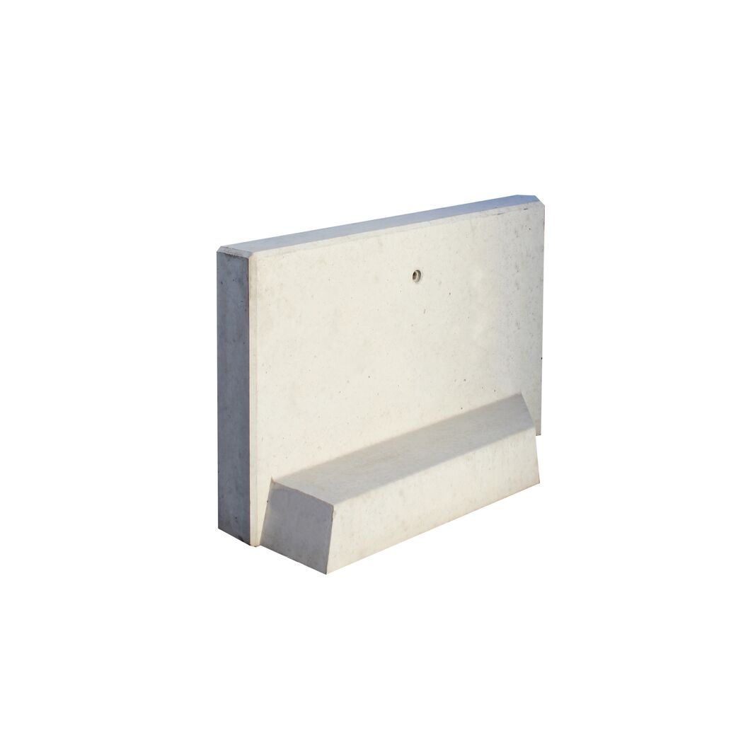 L-Stein Ecke bewehrt 55x100 grau