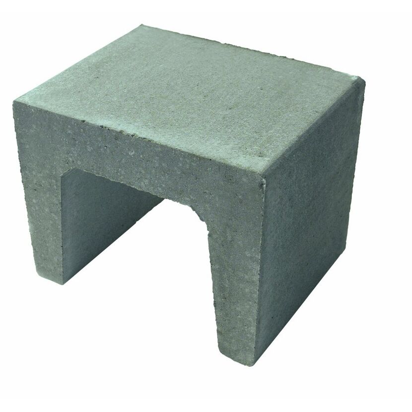 Grauer T-U-Stein 40/40/40