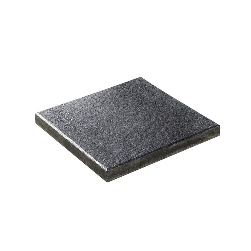 Quadratische Betonplatte in basaltgrau
