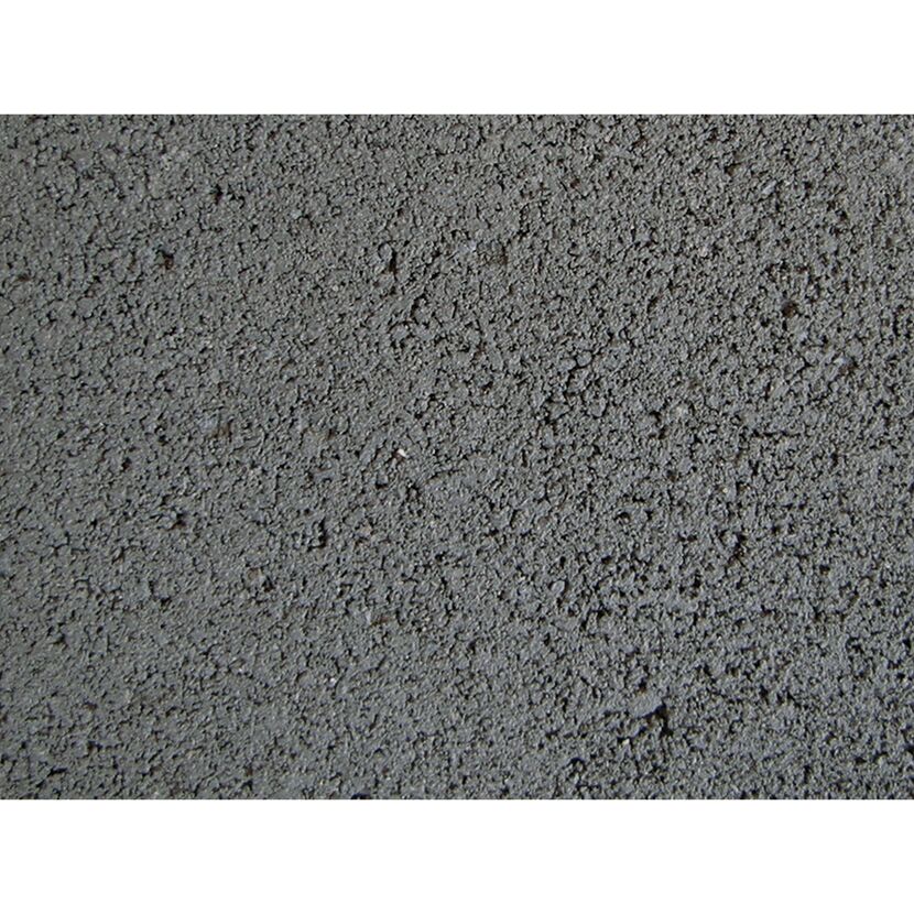 Anthrazitfarbene Betonplatte mit Fase, Nahaufnahme