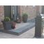 Blockstufe anthrazit 100 x 35 x 15 cm vor Hauseingang