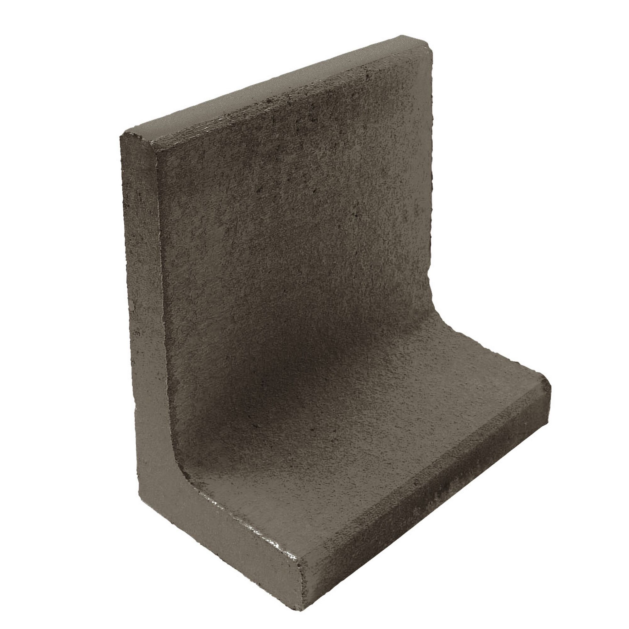 Anthrazitfarbener L-Stein