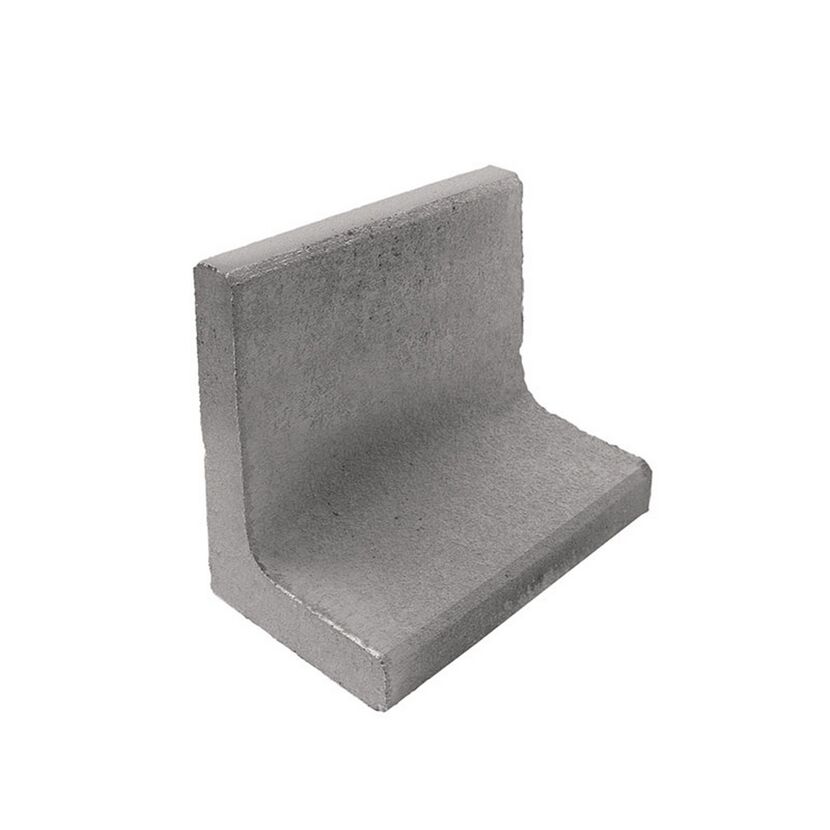 Grauer L-Stein 40 x 40 x 30 x 7 cm
