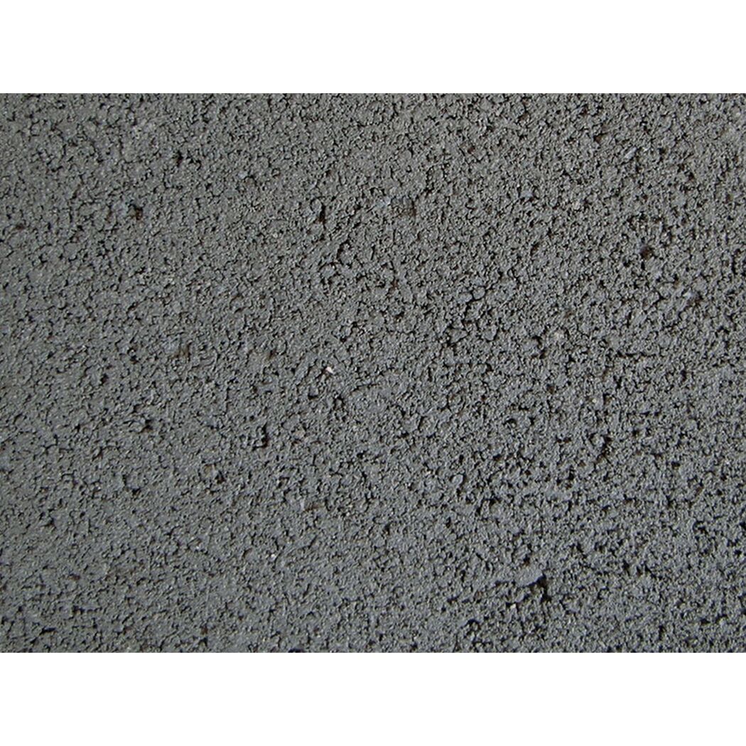 Anthrazitfarbene Rundpalisade, Nahaufnahme