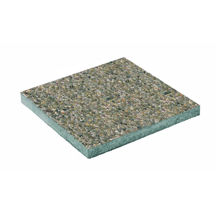 Waschbetonplatte Rheinkies 50 x 50 x 4 cm