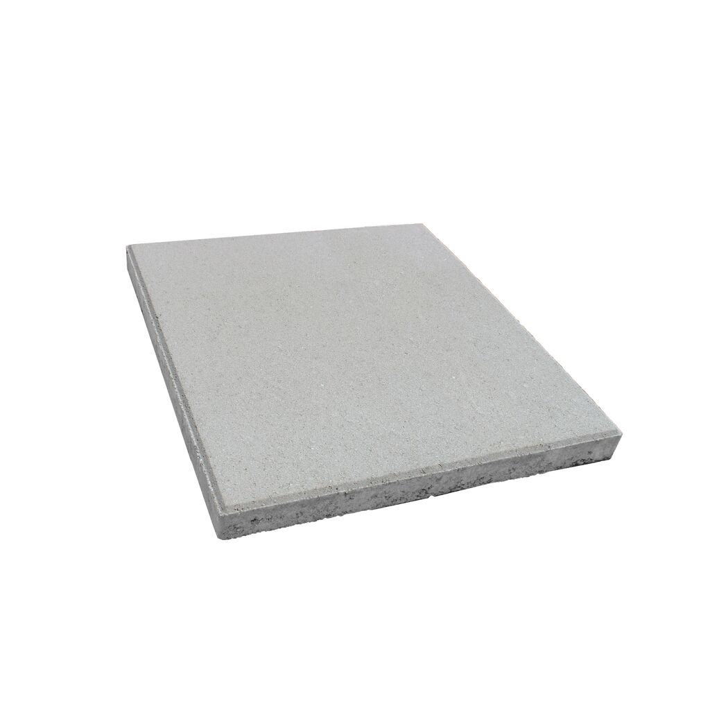 Graue Betonplatte mit Fase 50 x 50 x 4 cm