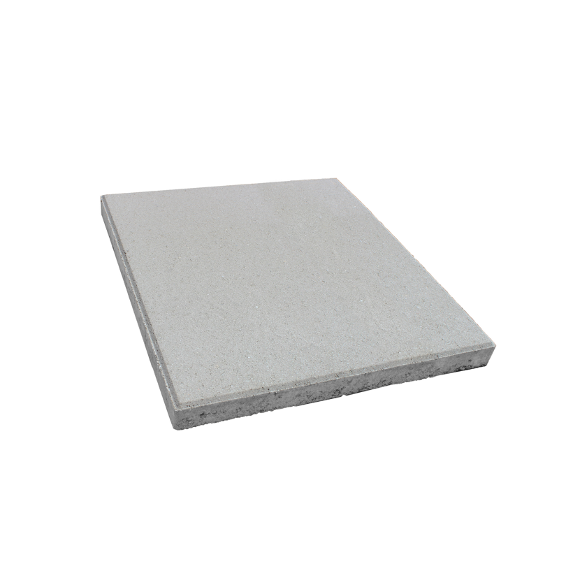 Graue Betonplatte mit Fase 50 x 50 x 4 cm