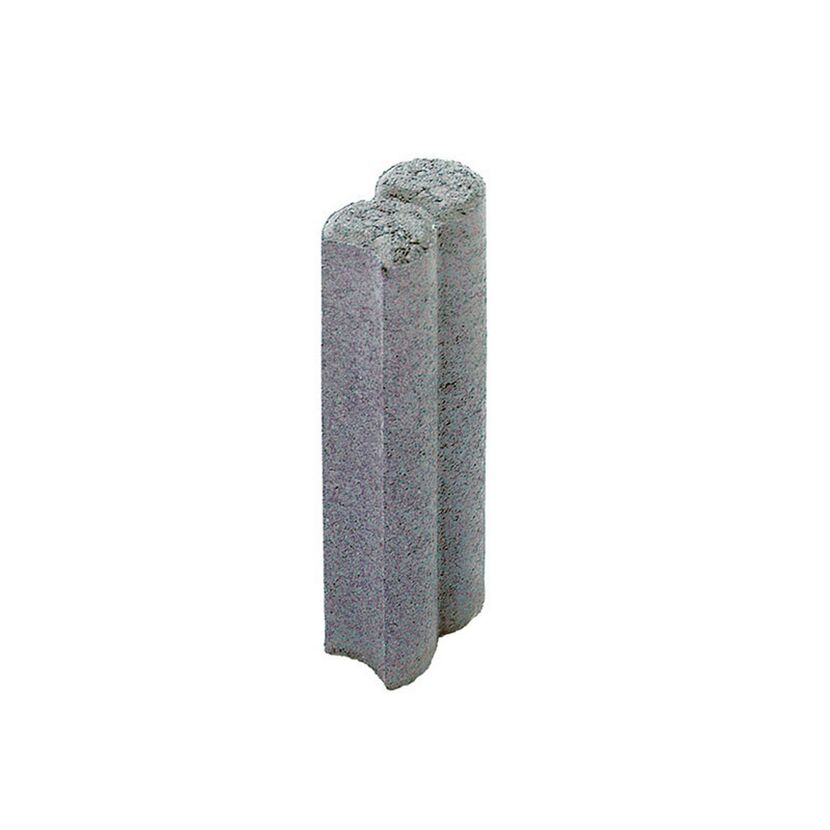 Grauer Palisaden-Bordstein Mini