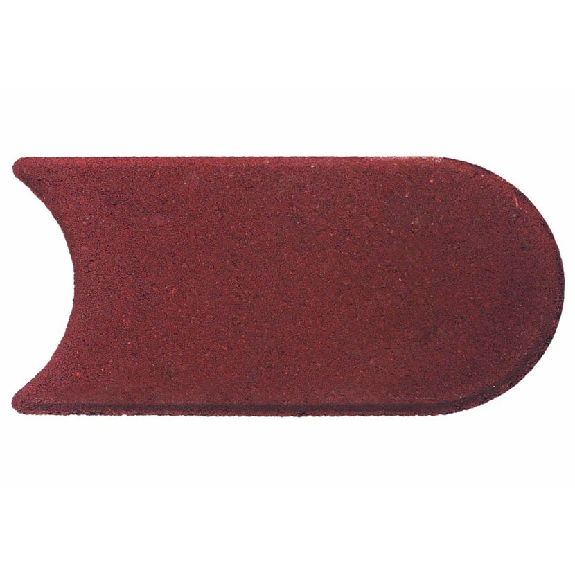 Rote Rasenmäherkante
