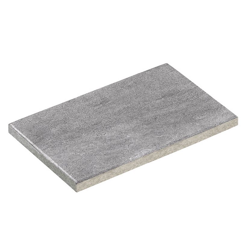 Graue Betonplatte T-Court Deluxe 60 x 40 x 4 cm