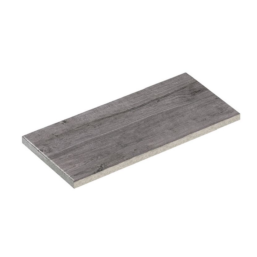 Graue Bodenfliese T-Court Fine Wood