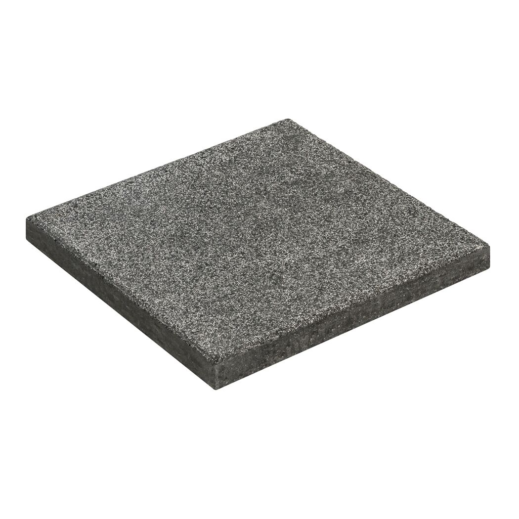 Terrassenplatte 'T-Court Classic' Beton basaltfarben 40 x 40 x 4 cm
