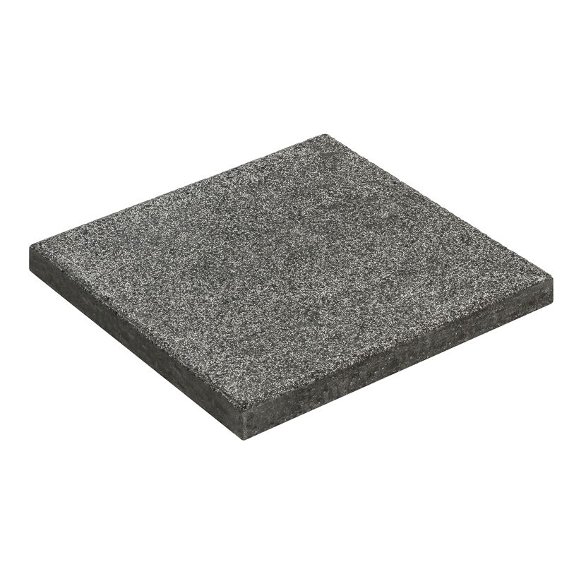 Terrassenplatte 'T-Court Classic' Beton basaltfarben 40 x 40 x 4 cm