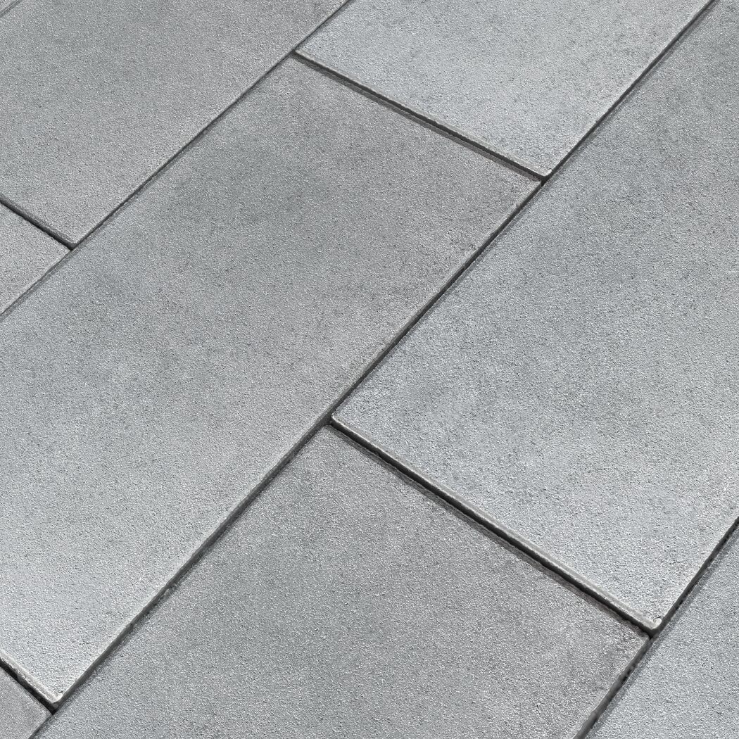 Terrassenplatte 'T-Court Classic' Beton mittelgrau 80 x 40 x 4 cm